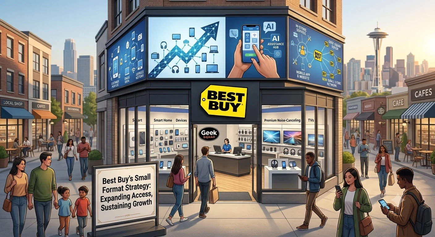 Best Buy, 새로운 성장 전략 '소형화'