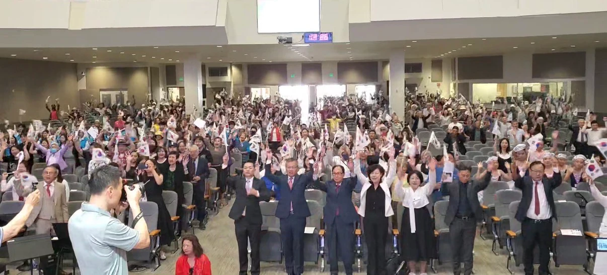 LA한인타운 8.15 광복절 경축식서 울려퍼진 '대한독립 만세'