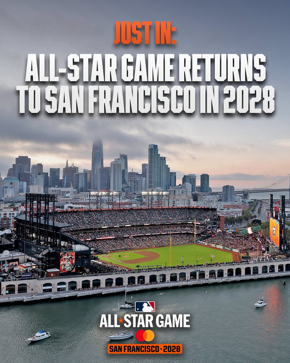2028 MLB 올스타전, 샌프란시스코 오라클 파크서 열린다