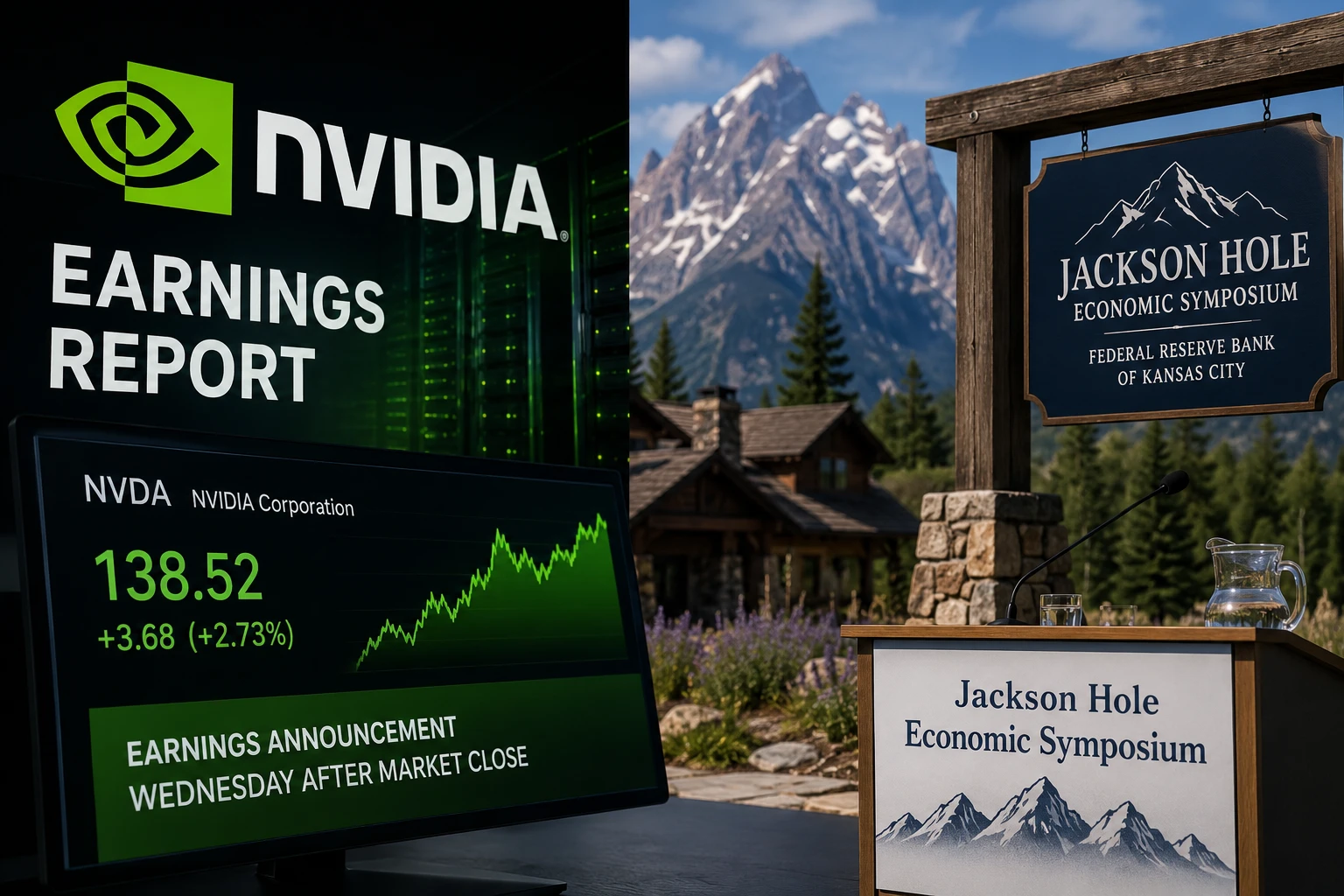 이번주 Nvidia 실적 발표와 잭슨홀 미팅 주목