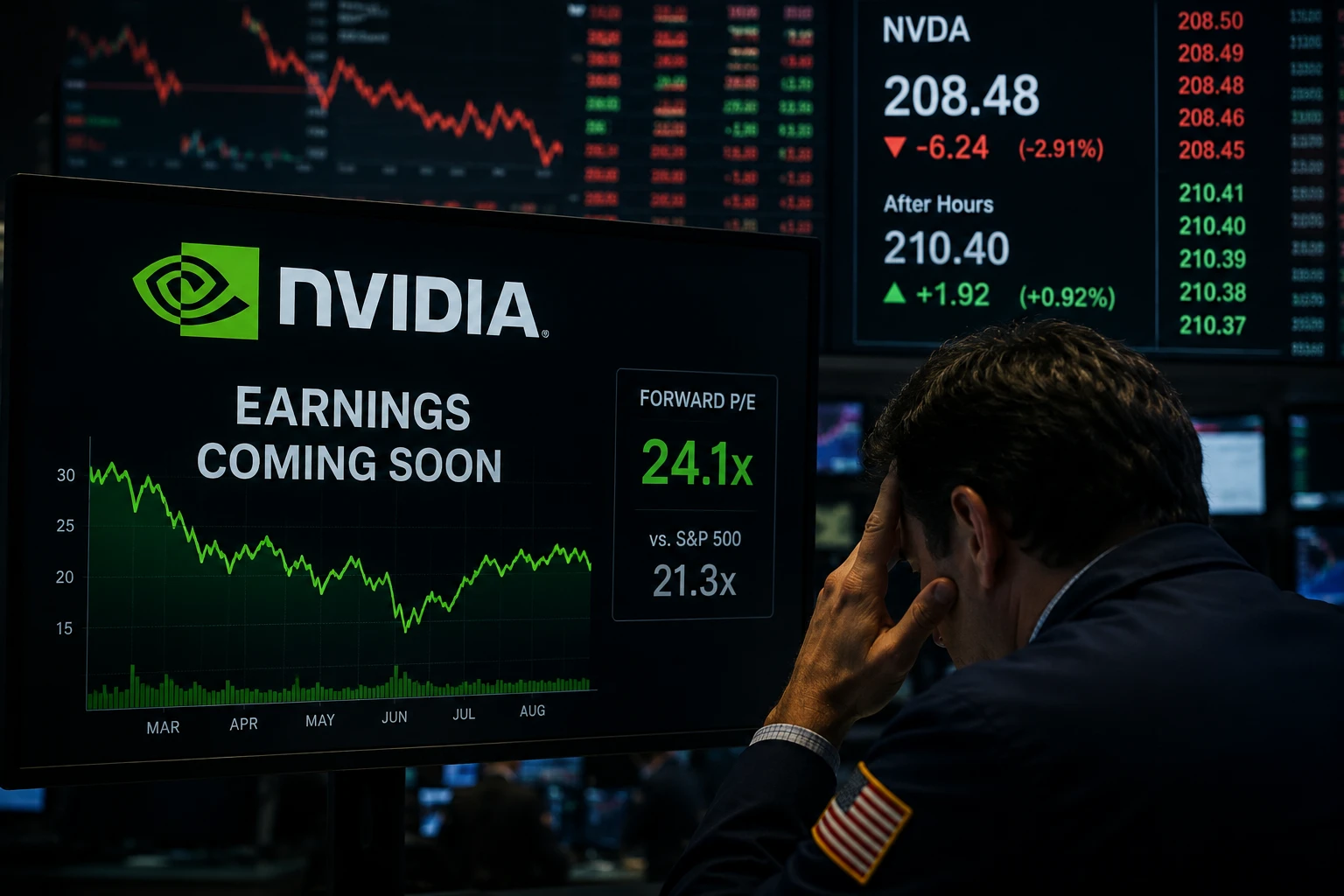 실적 발표 앞둔 NVIDIA, 밸류에이션 저렴