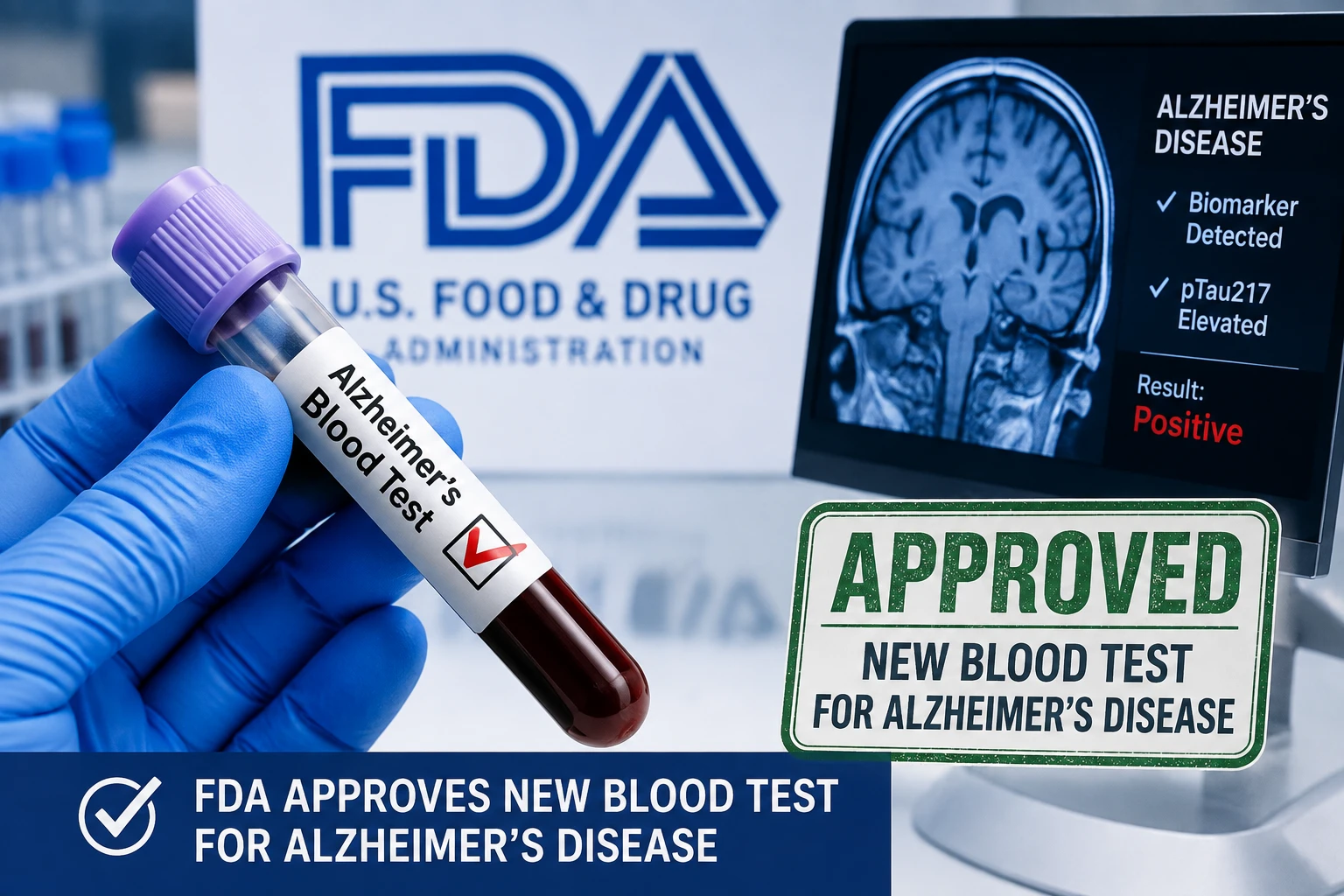 FDA, 알츠하이머 새 혈액검사법 승인