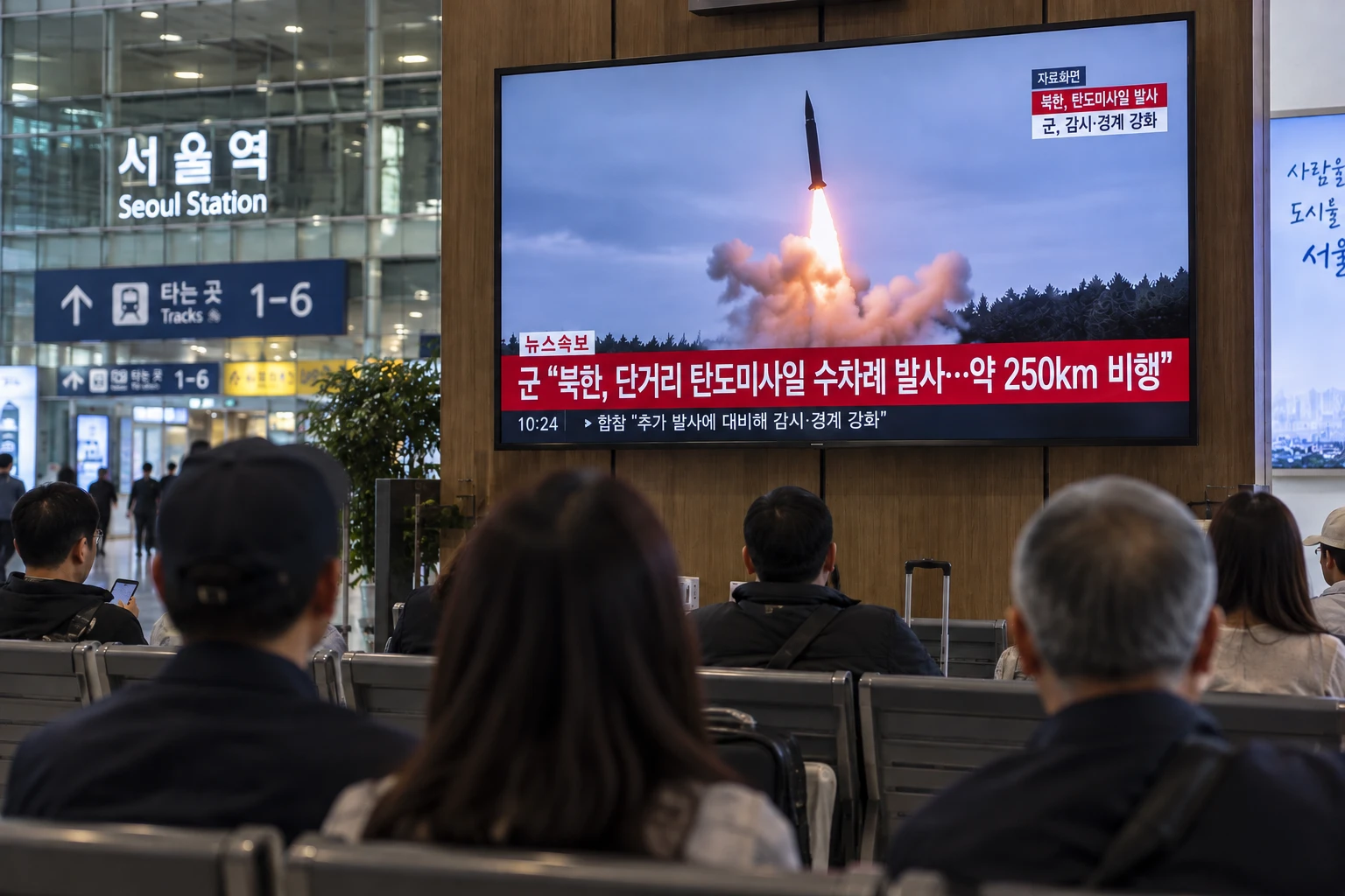 합참, 北 탄도미사일 수차례 발사 국가안보실 긴급안보회의 개최
