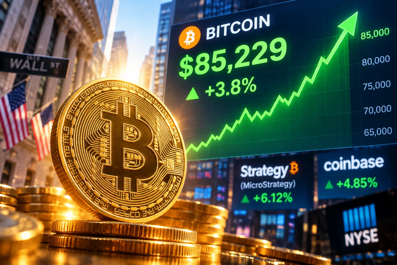 비트코인, $85000 돌파.. 1월 이후 최고치