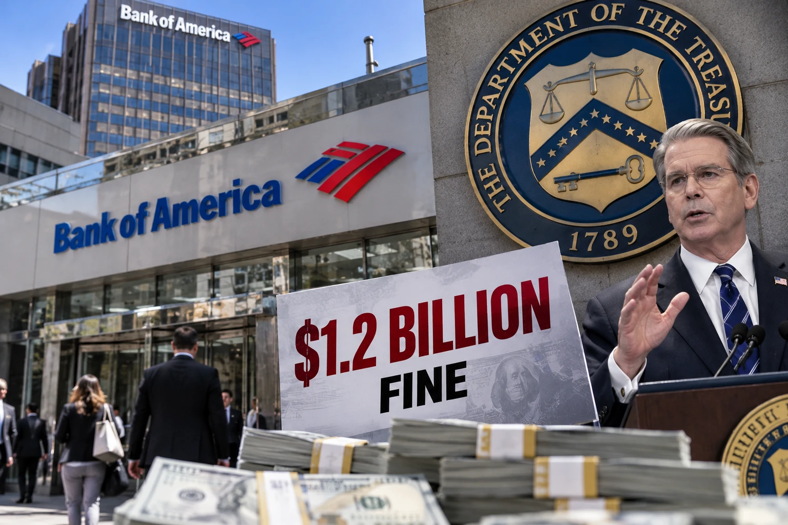 Bank of America, 12억달러 벌금 부과받아