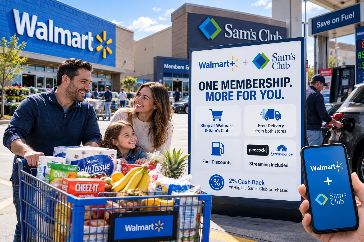 Walmart, Sam's Club과 통합 멤버십 출시