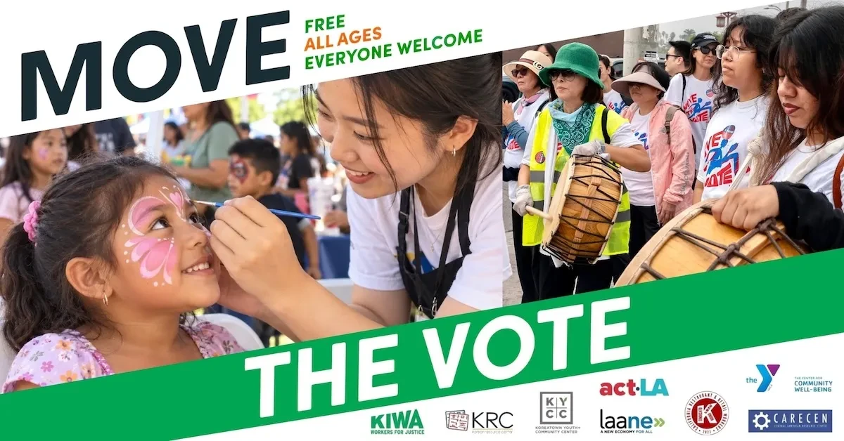 KIWA 등 한인 단체들, 24일 서울국제공원서 '함께 걸어서 투표소로' 축제 개최