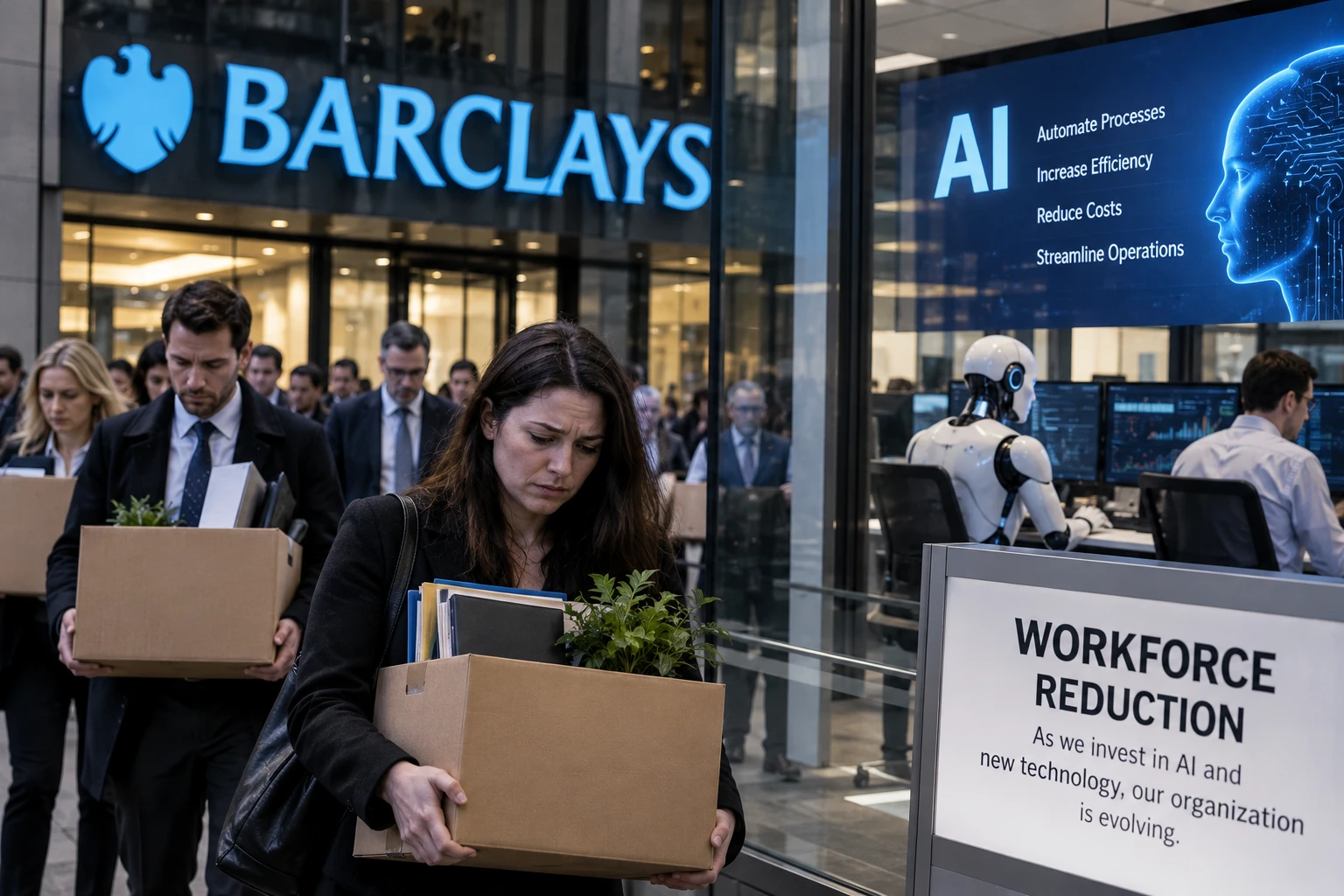 英 대형은행 Barclays, 5000명 감원.. AI 도입 확대