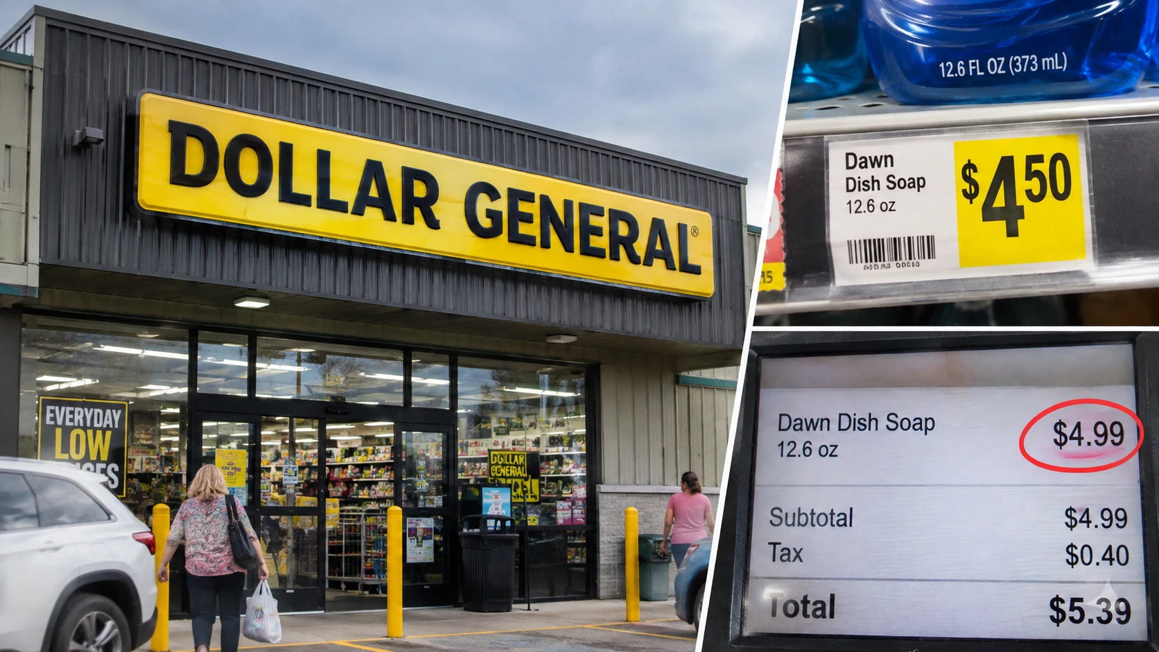 Dollar General, 제소됐다.. 고객들에 바가지 씌워
